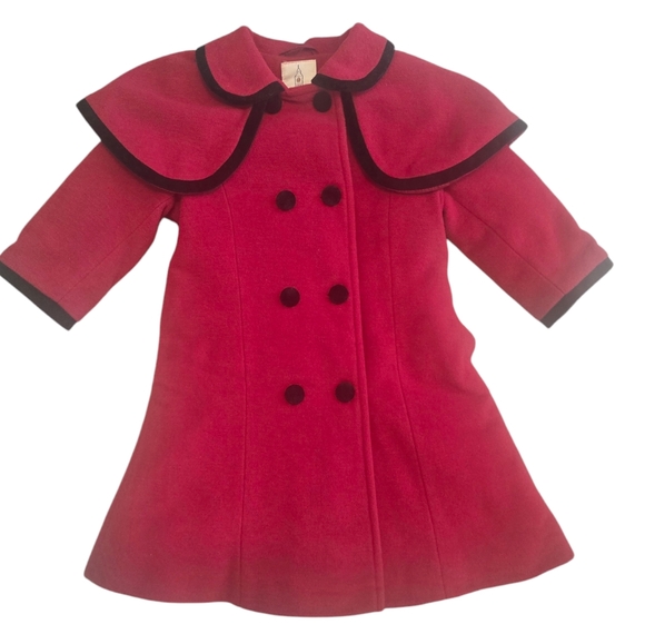 Londonfog Kids Red Coat 2T - Picture 2 of 8